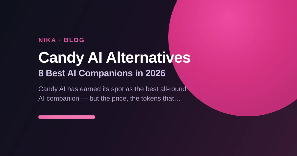 Candy AI alternatives — 8 best AI companions in 2026